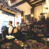 chocolat et café à emporter, équitable, rue du palais, liege